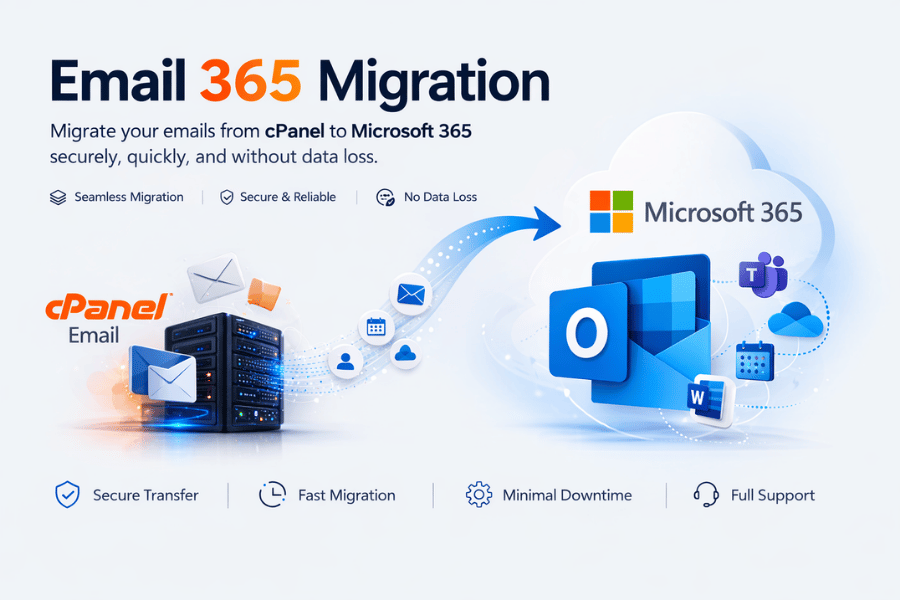Office 365 migration service setup and email transfer for business in malaysia